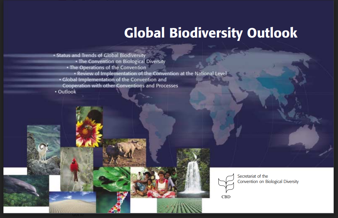 global biodiversity trend