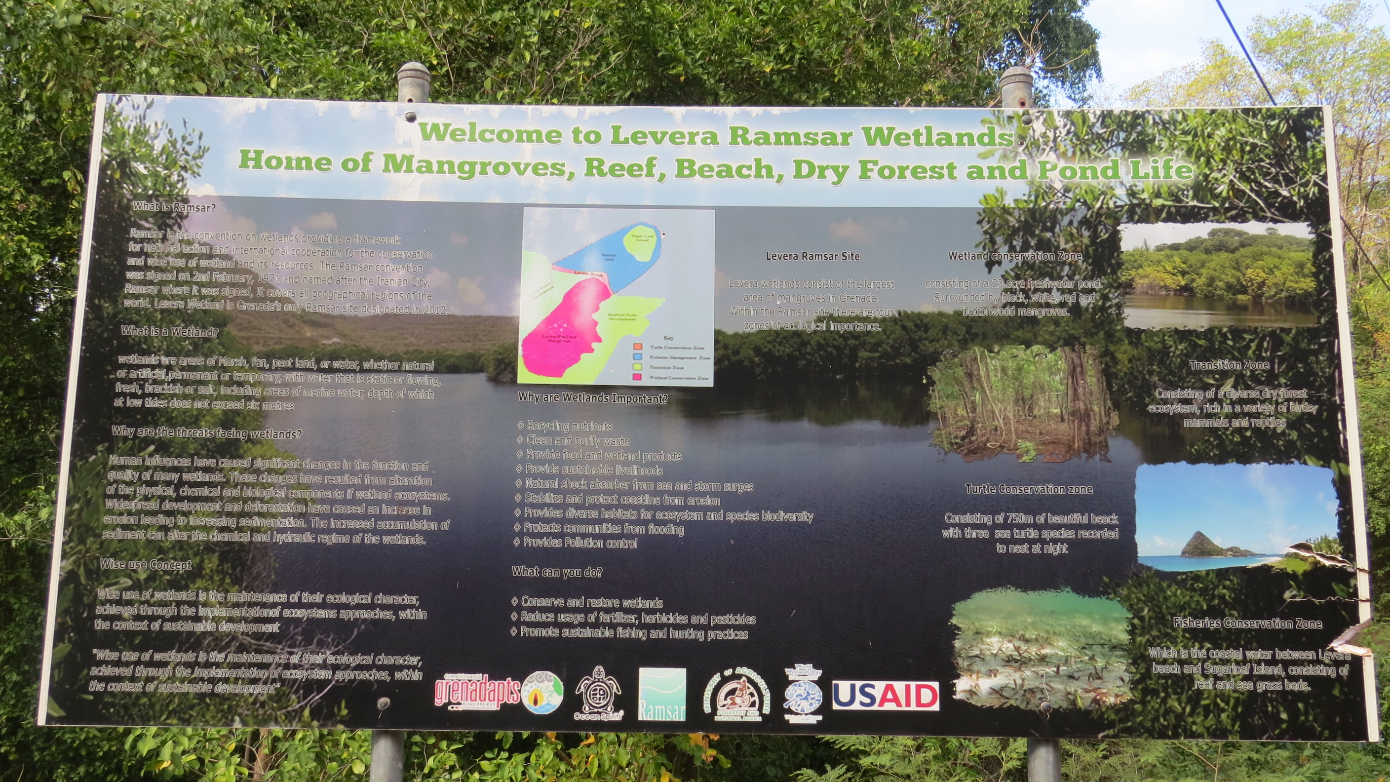 Levera Wetland Sign