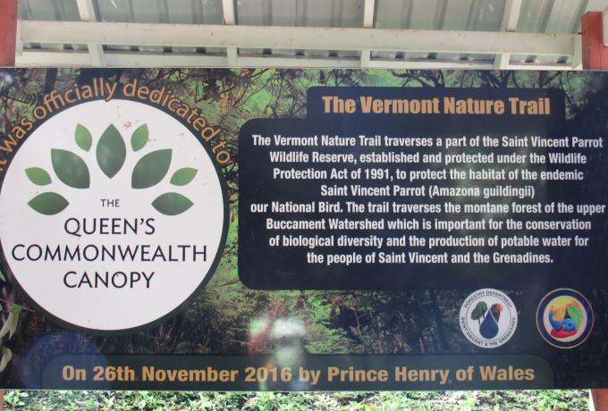 Vermont Nature Trail Sign