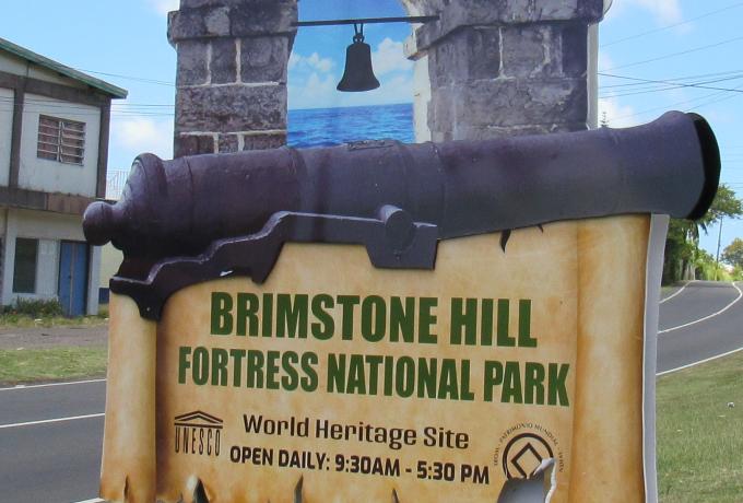 Brimstone Hill Fortress National Park Sign